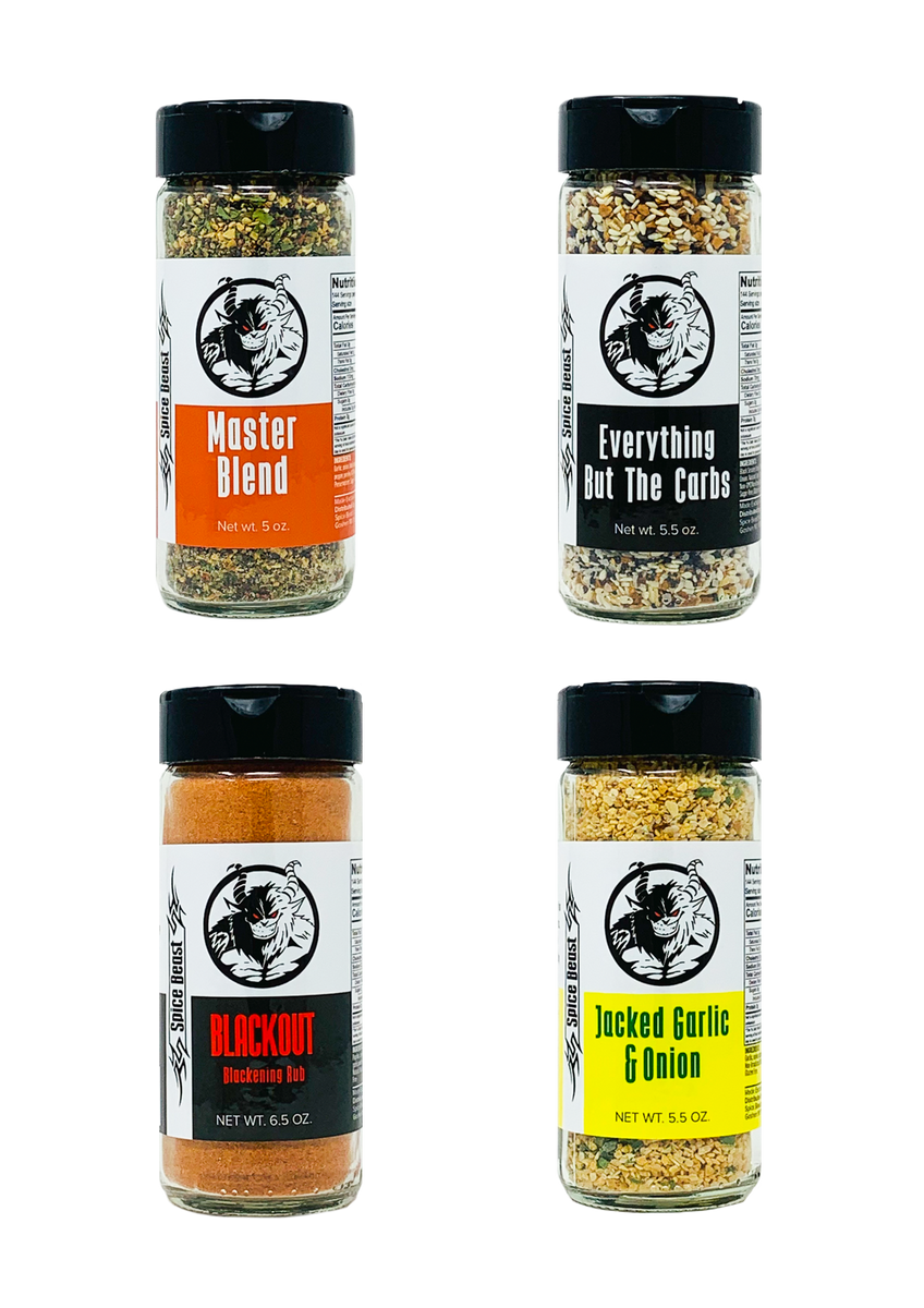 Meal Prep Survival Kit Sample Pack – Spice Beast Inc.